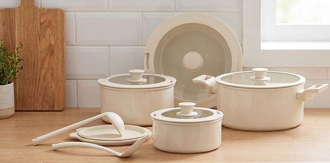 oraimo PureHarvest Set Versatile Convenient Ceramic Cookware Set OHKC-003